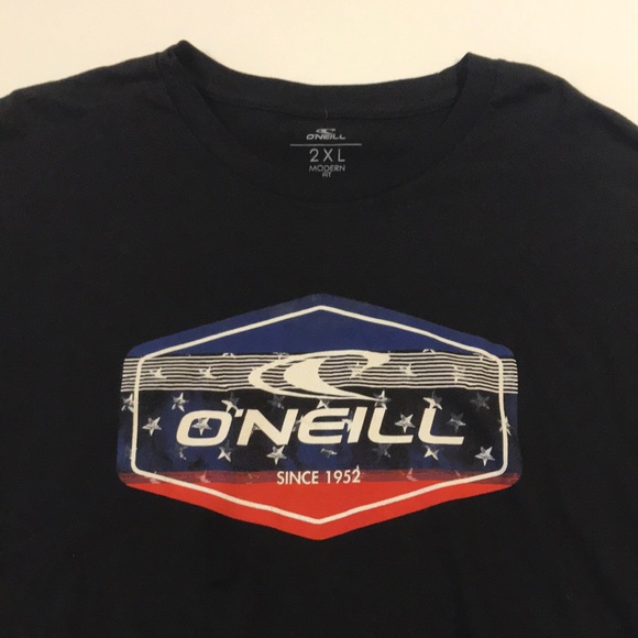 O'Neill Other - O’NEILL Mens Black Flag Logo Cotton Shirt